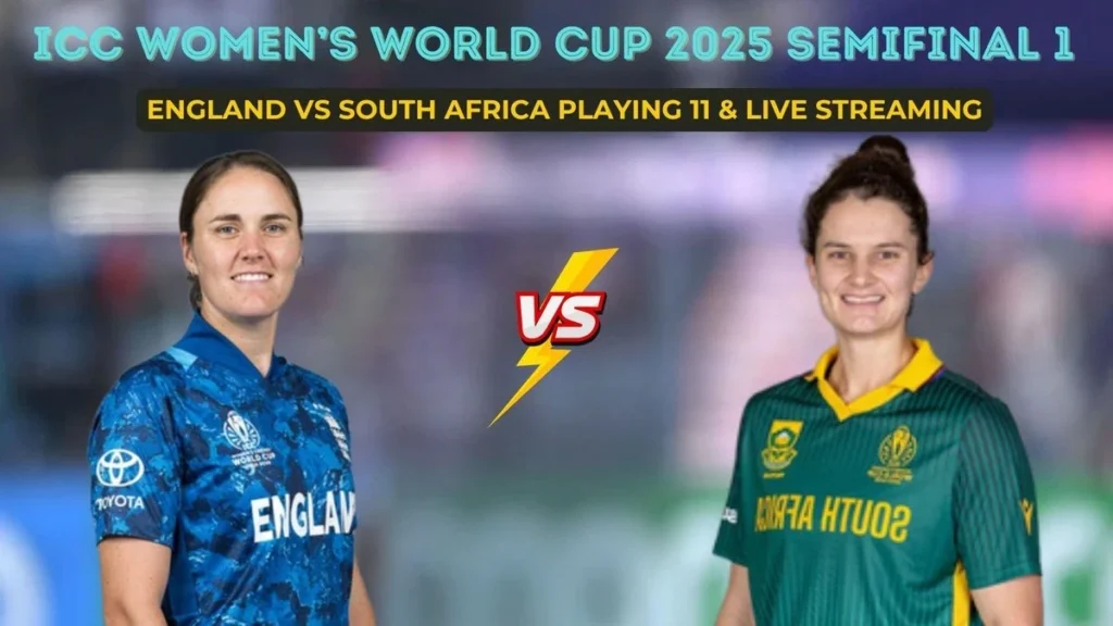 England vs South Africa LIVE | How to watch Women's ODI World Cup 2025 semifinal 1 England vs South Africa