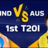 India vs Australia 1st T20I | Live Streaming Details 4 IND vs AUS 1st T20I Live Streaming
