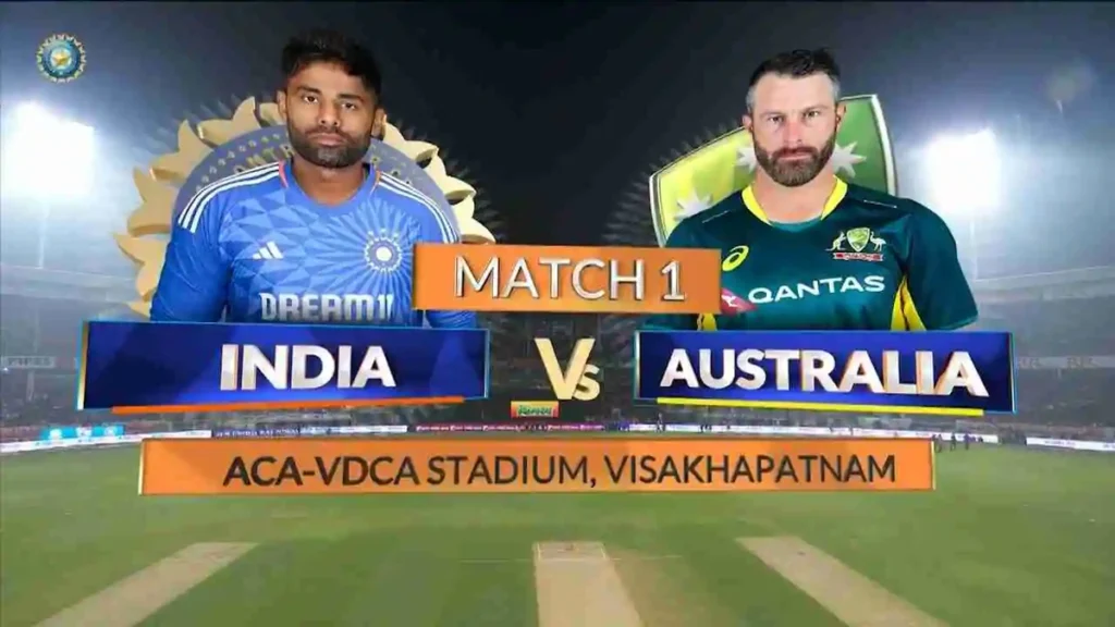 India vs Australia 1st T20I
