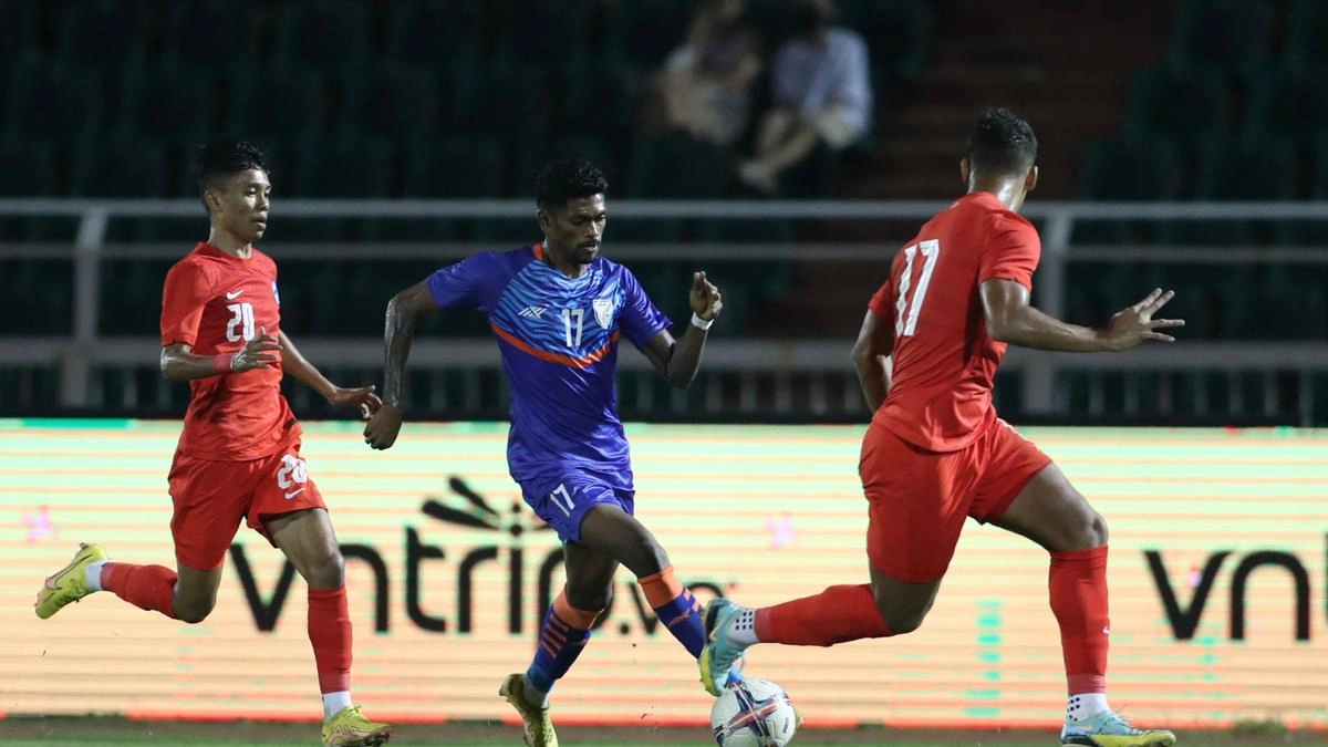 India vs Singapore Live Score | AFC Asian Cup 2027 Qualifier, Half Time Report - IND 0-1 SGP 1 The Tactical Tussle | Singapore's Strategy and India's Response