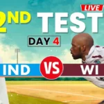 India vs West Indies 2nd Test Day 4