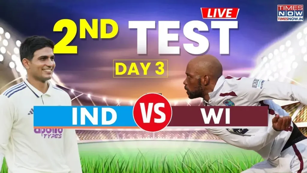 India vs West Indies 2nd Test