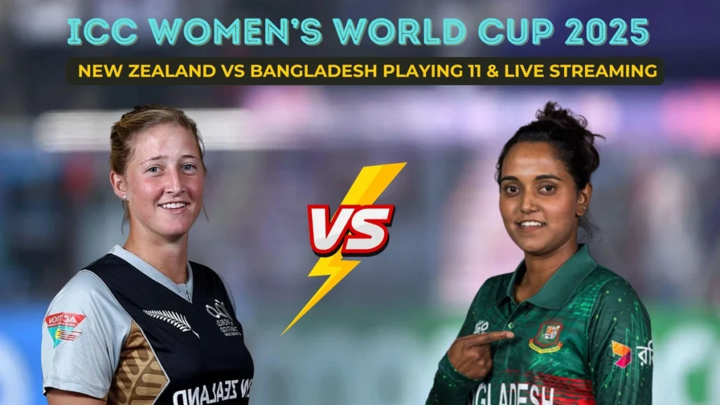 New Zealand vs Bangladesh Women's World Cup 2025