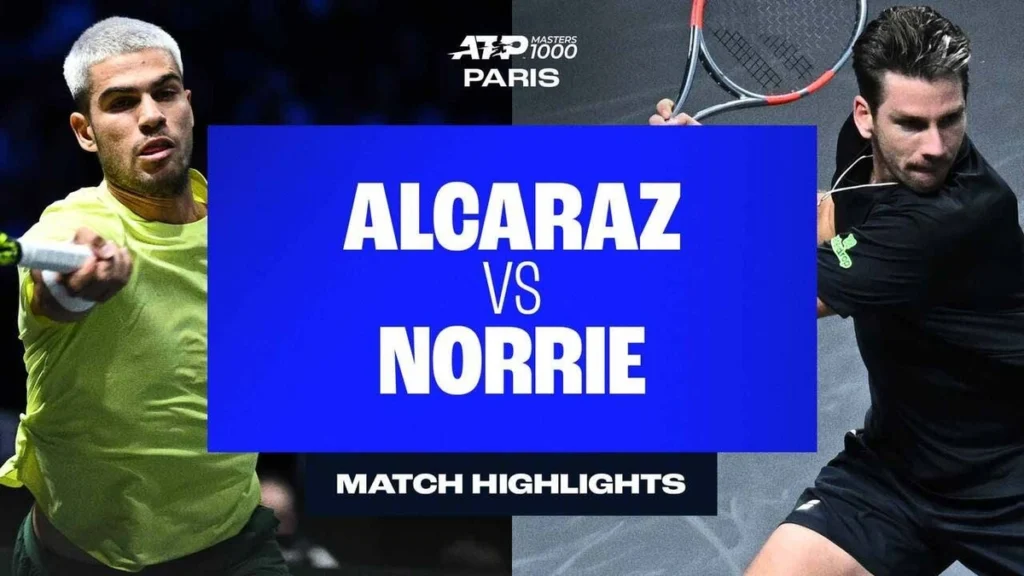 Norrie Alcaraz Paris Masters