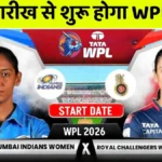 WPL 2026 Schedule