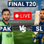 PAK vs SL T20I Live