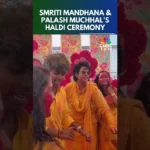 Smriti Mandhana Haldi Ceremony